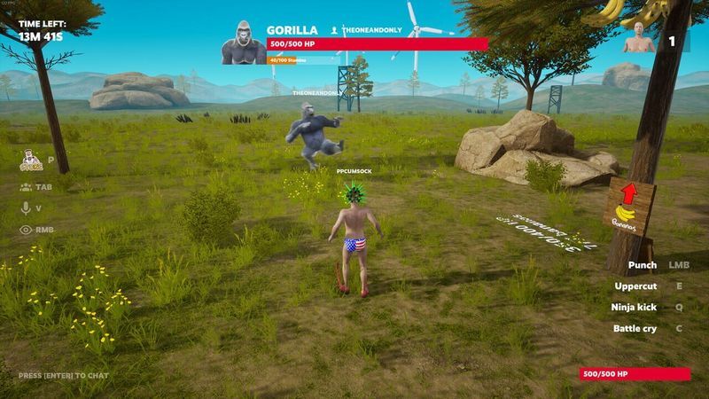 100 Men vs 1 Gorilla Screenshot
