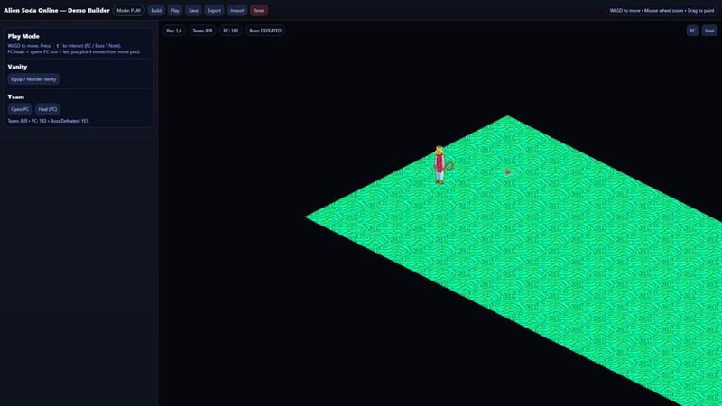 Alien Soda Online screenshot