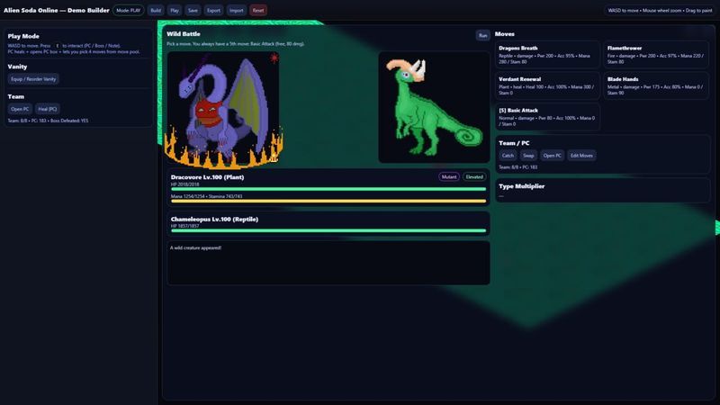Alien Soda Online screenshot