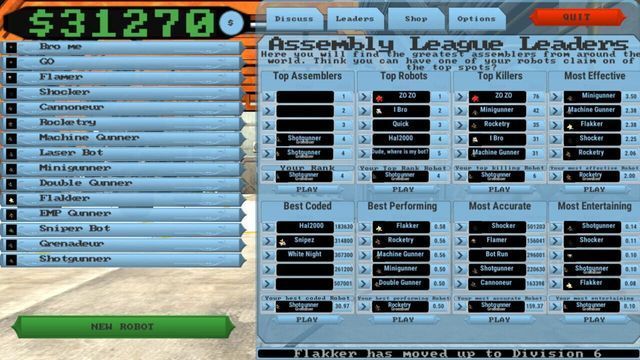 Assembly League screenshot