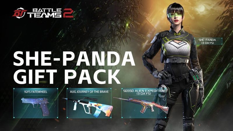 Battle Teams 2: She Panda Gift Pack screenshot