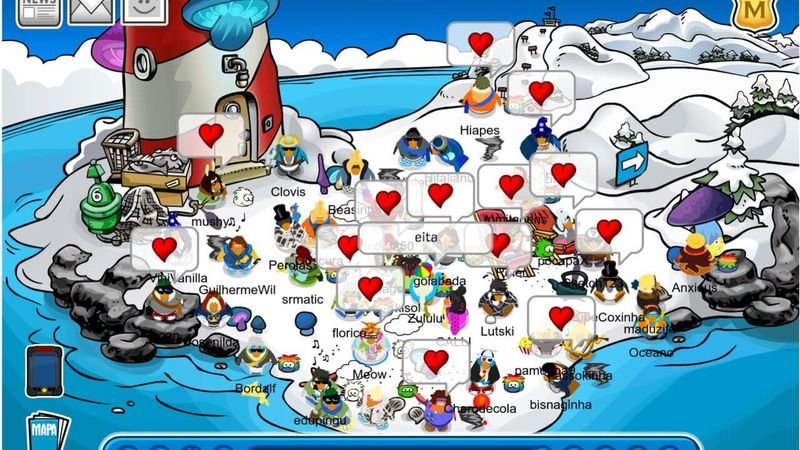 Club Penguin Avalanche screenshot