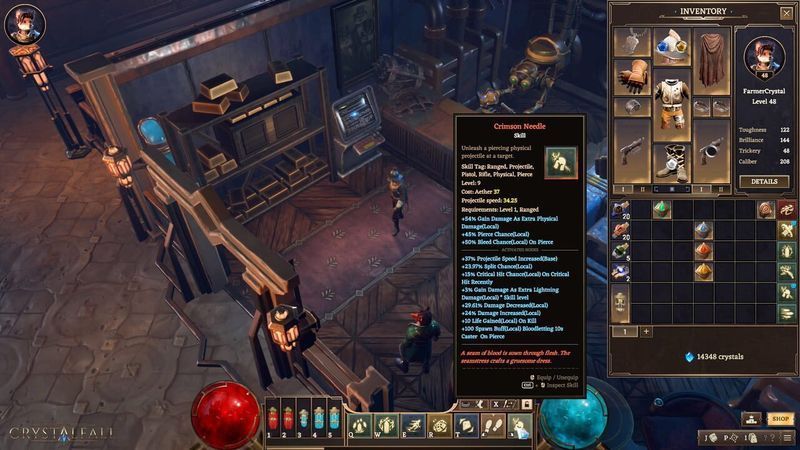 Crystalfall screenshot