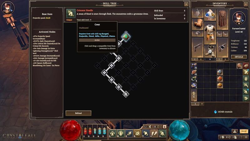 Crystalfall screenshot