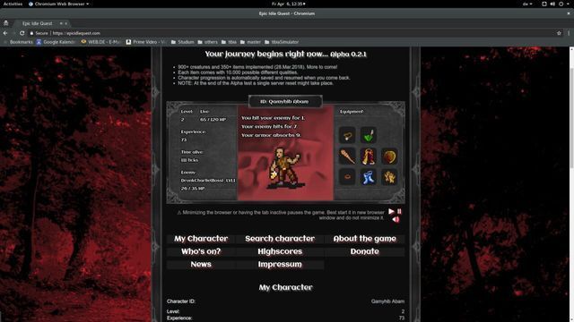 Epic Idle Quest Screenshot