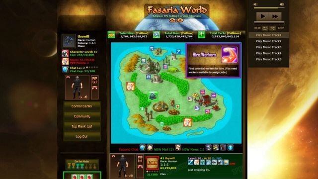 Fasaria World Online Screenshot