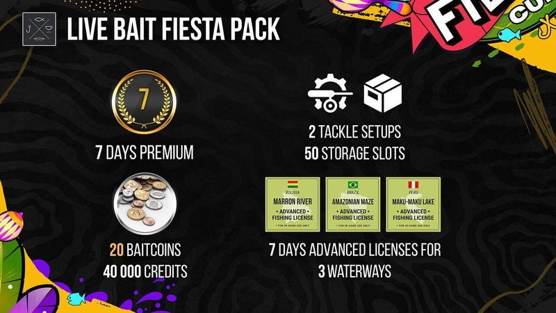 Fishing Planet: Live Bait Fiesta Pack screenshot