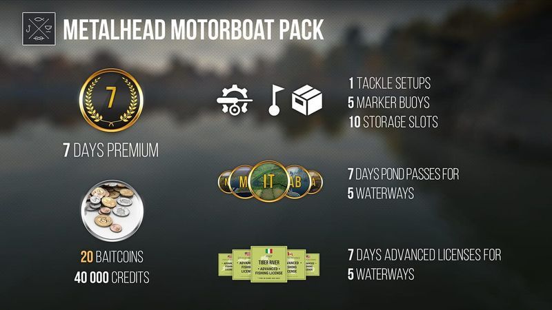 Fishing Planet: Metalhead Motorboat Pack cover