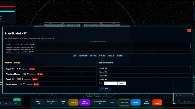 Galaksia Online screenshot 3