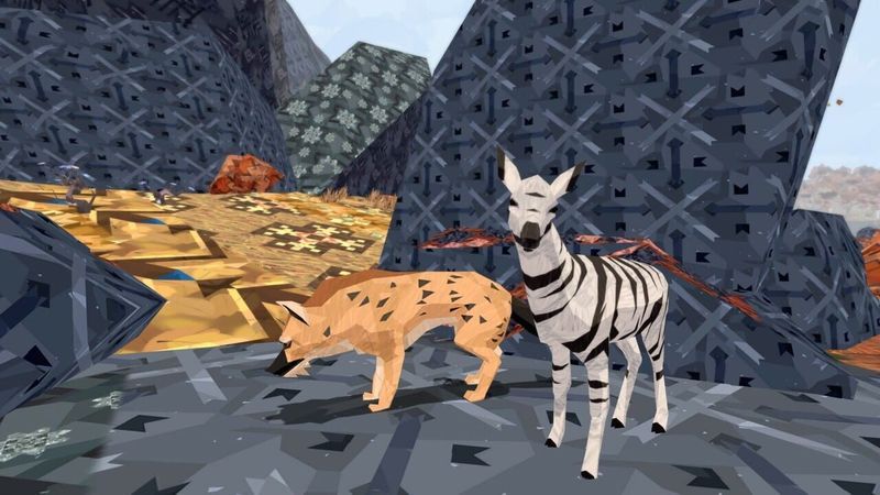 Meadow: Zebra and Hyena Skin Pack screenshot