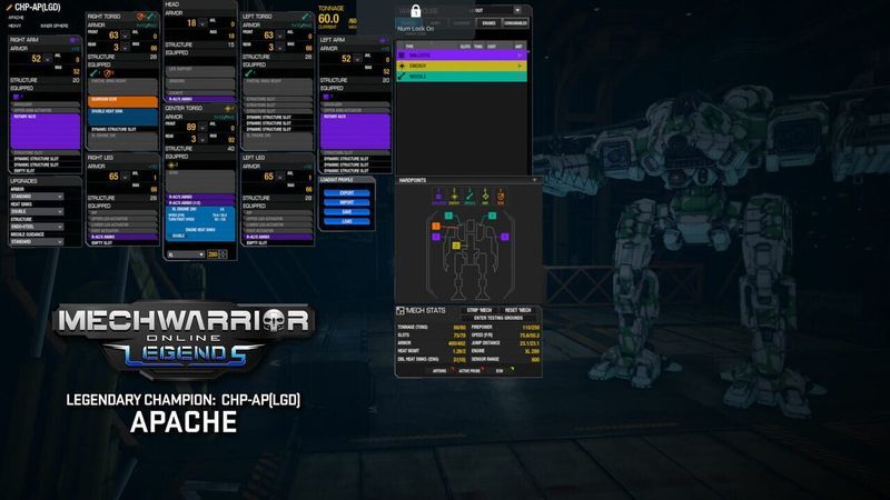 MechWarrior Online: Apache Legendary Mech Pack screenshot