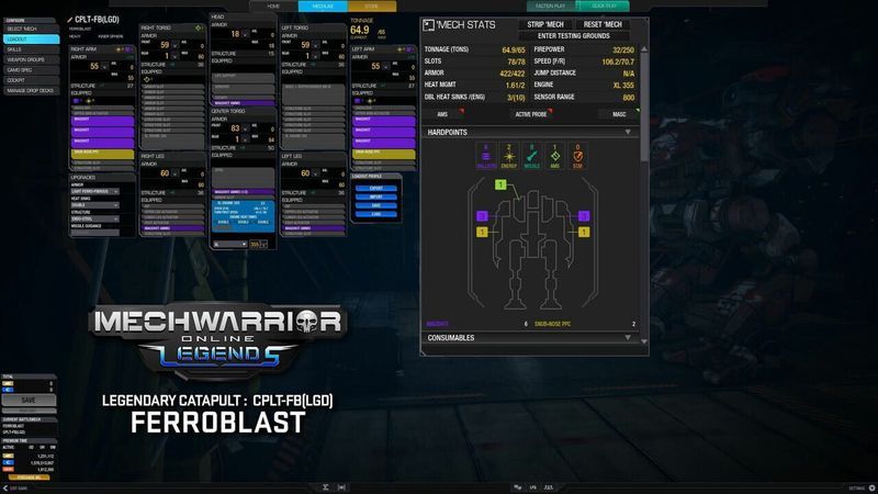 MechWarrior Online: Ferroblast Legendary Mech Pack screenshot
