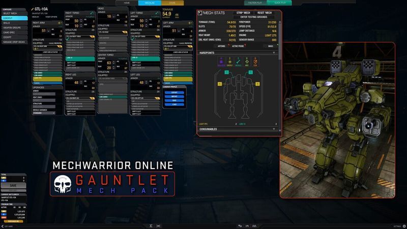 MechWarrior Online: Gauntlet Mech Pack screenshot
