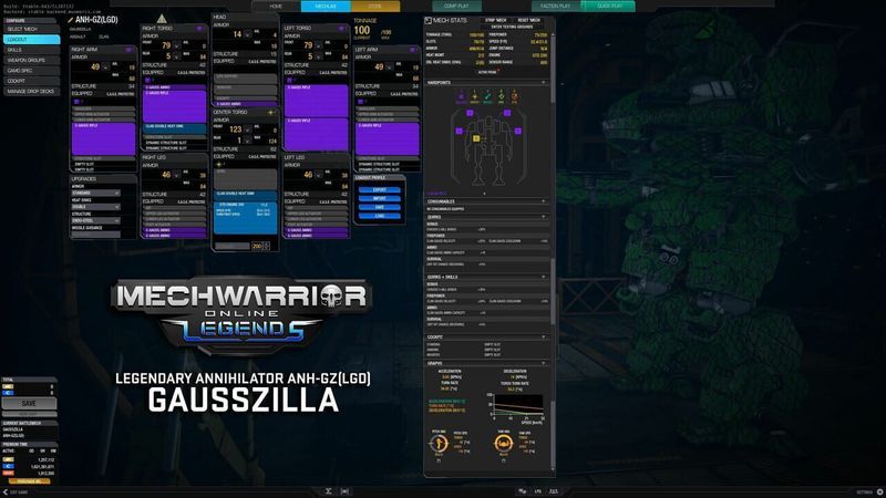 MechWarrior Online: Gausszilla Legendary Mech Pack screenshot
