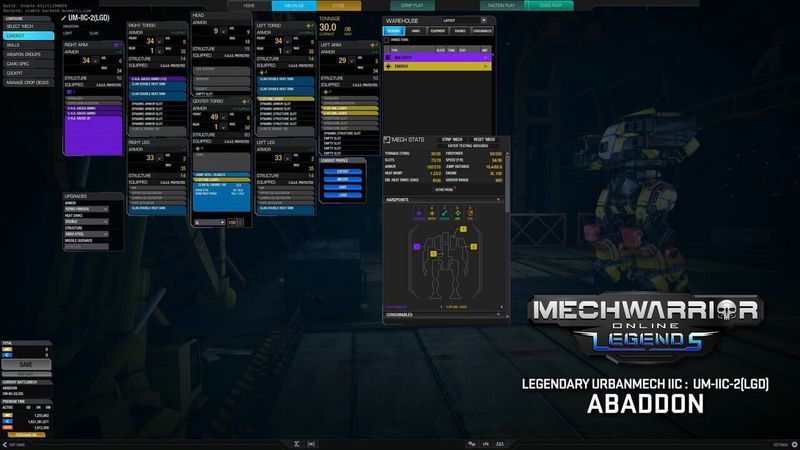 MechWarrior Online: Hashké and Abaddon Legendary Mech Pack screenshot