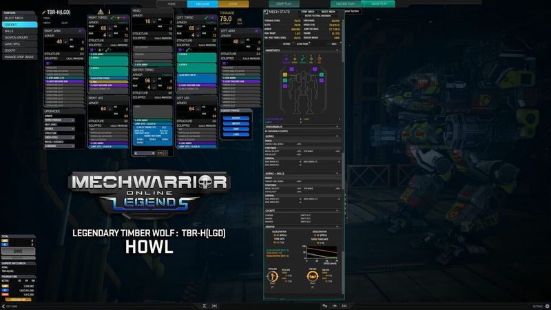 MechWarrior Online: Howl Legendary Mech Pack screenshot