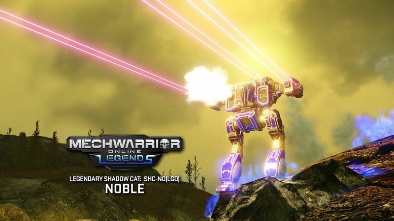 MechWarrior Online: Noble Legendary Mech Pack screenshot