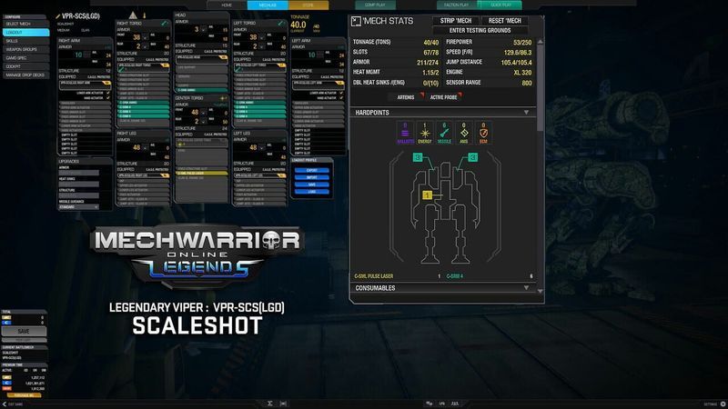 MechWarrior Online: Scaleshot Legendary Mech Pack cover