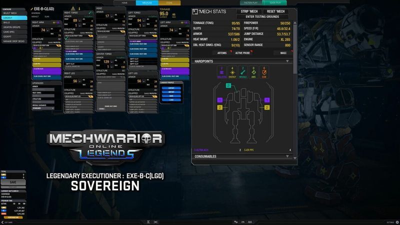 MechWarrior Online: Sovereign Legendary Mech Pack screenshot