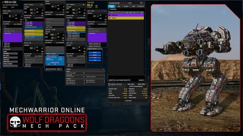MechWarrior Online: Wolf Dragoons Mech Pack screenshot