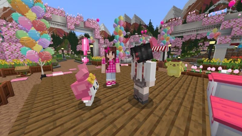 Minecraft: Hello Kitty and Friends screenshot