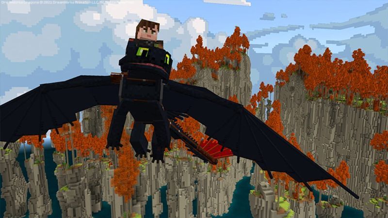 Minecraft: How To Train Your Dragon cover
