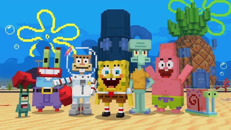 Minecraft: SpongeBob SquarePants cover