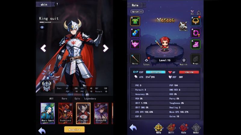Pixel Dungeon RPG Screenshot