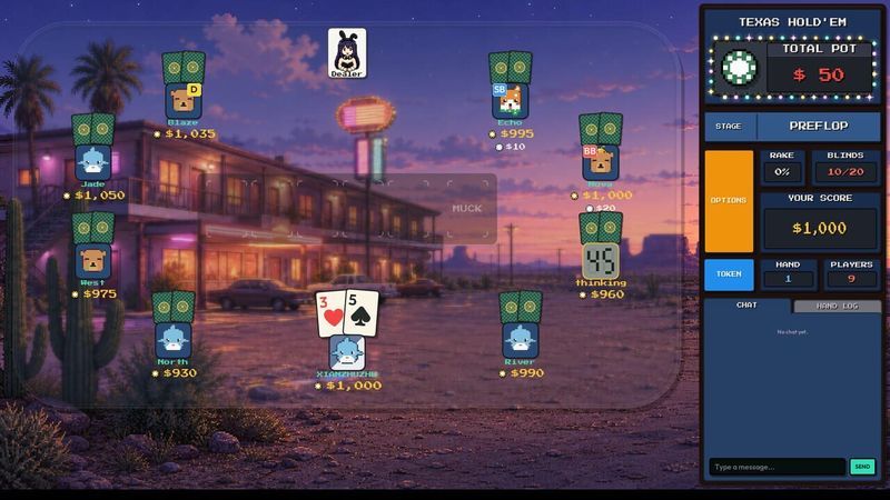 Pixel Hold'em screenshot