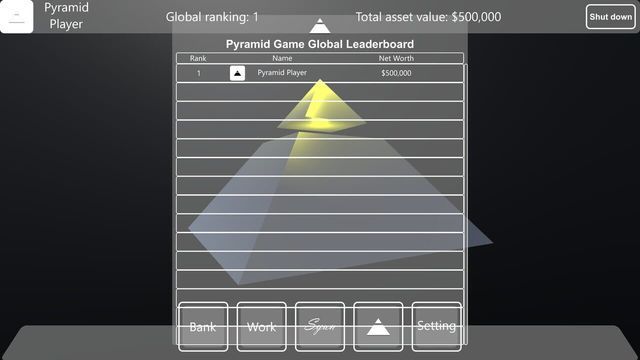 Pyramid Game Screenshot