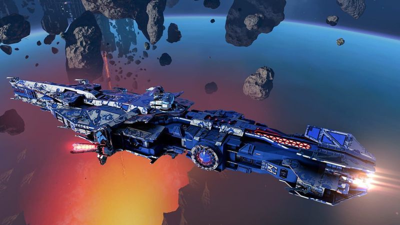 Star Conflict: Jericho destroyer Tyrant screenshot