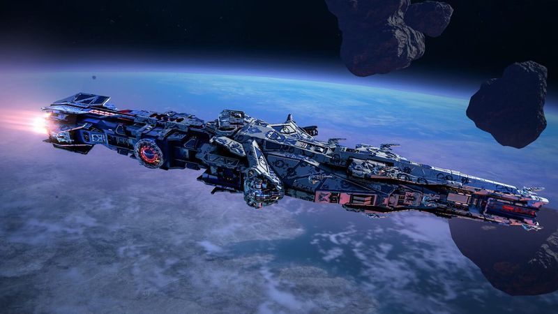Star Conflict: Jericho destroyer Tyrant screenshot