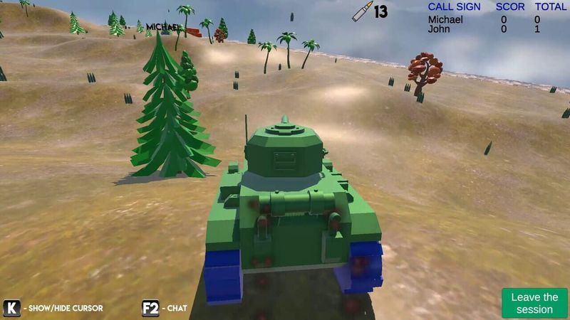 Tanks Online screenshot