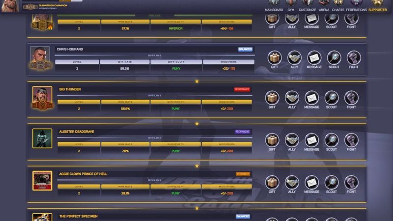 The Wrestling Game screenshot