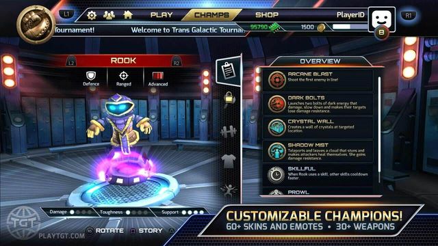 Trans-Galactic Tournament Screenshot