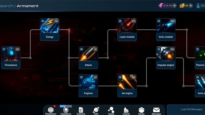 Xterium: War of Alliances screenshot
